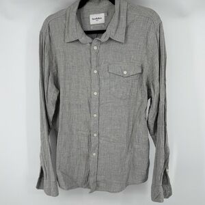 Goodfellow & Co Men's Casual Gray Button Down Shirt
